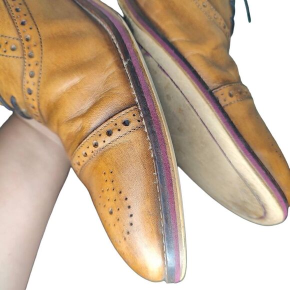 Johnston & Murphy Men’s Conard Cap Toe Leather Shoes main image 13